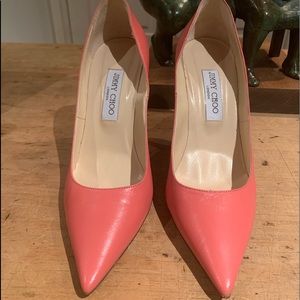 Jimmy Choo classic pump in stunning coral!